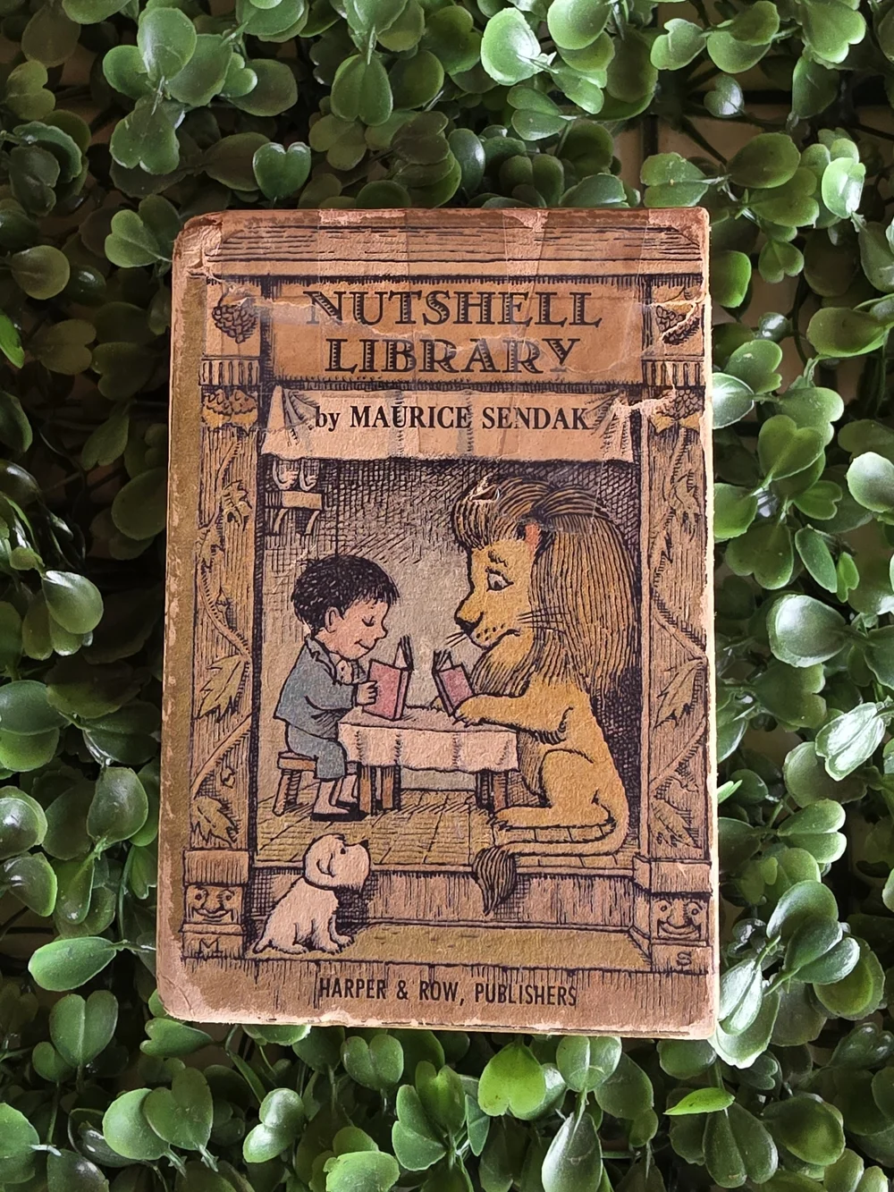 Vintage 1962 Maurice Sendak The Nutshell Library Mini Book Box Set (4 Books)